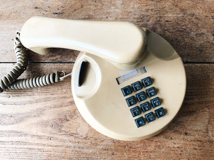 1970’s Northern Telcom Round Push Button Phone