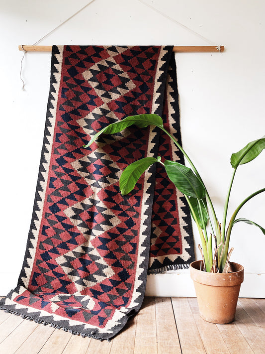 Vintage Turkish Kilim Runner