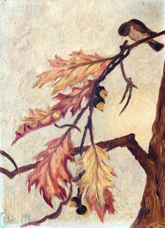 ‘Fall’ Mid Century Painting