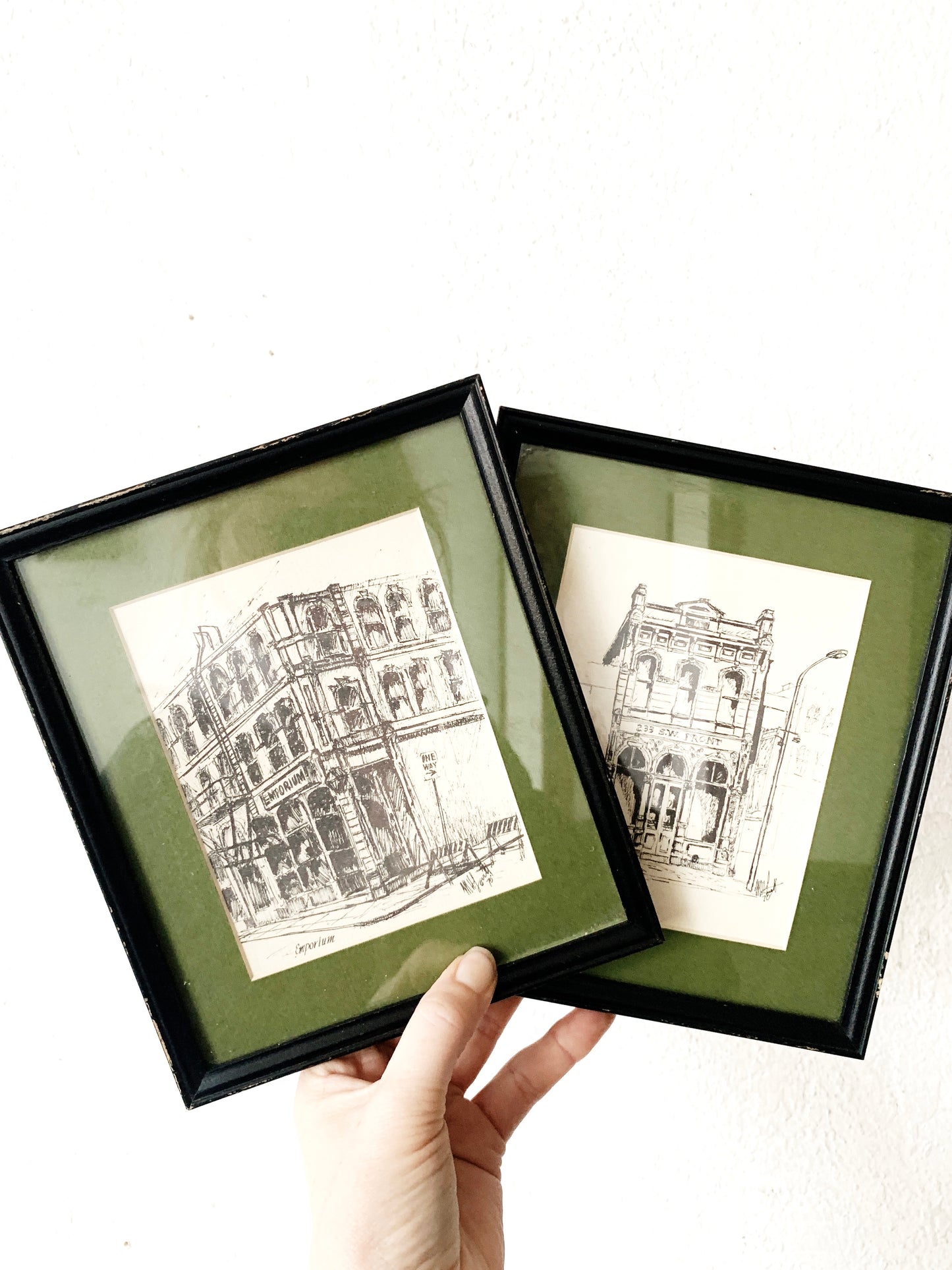 1970 M.H. Lovett Portland Architecture Sketches