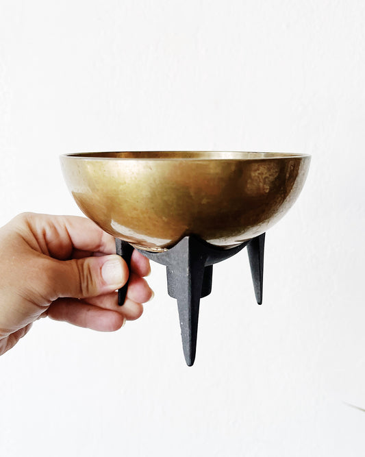 Antique Brass Singing Bowl