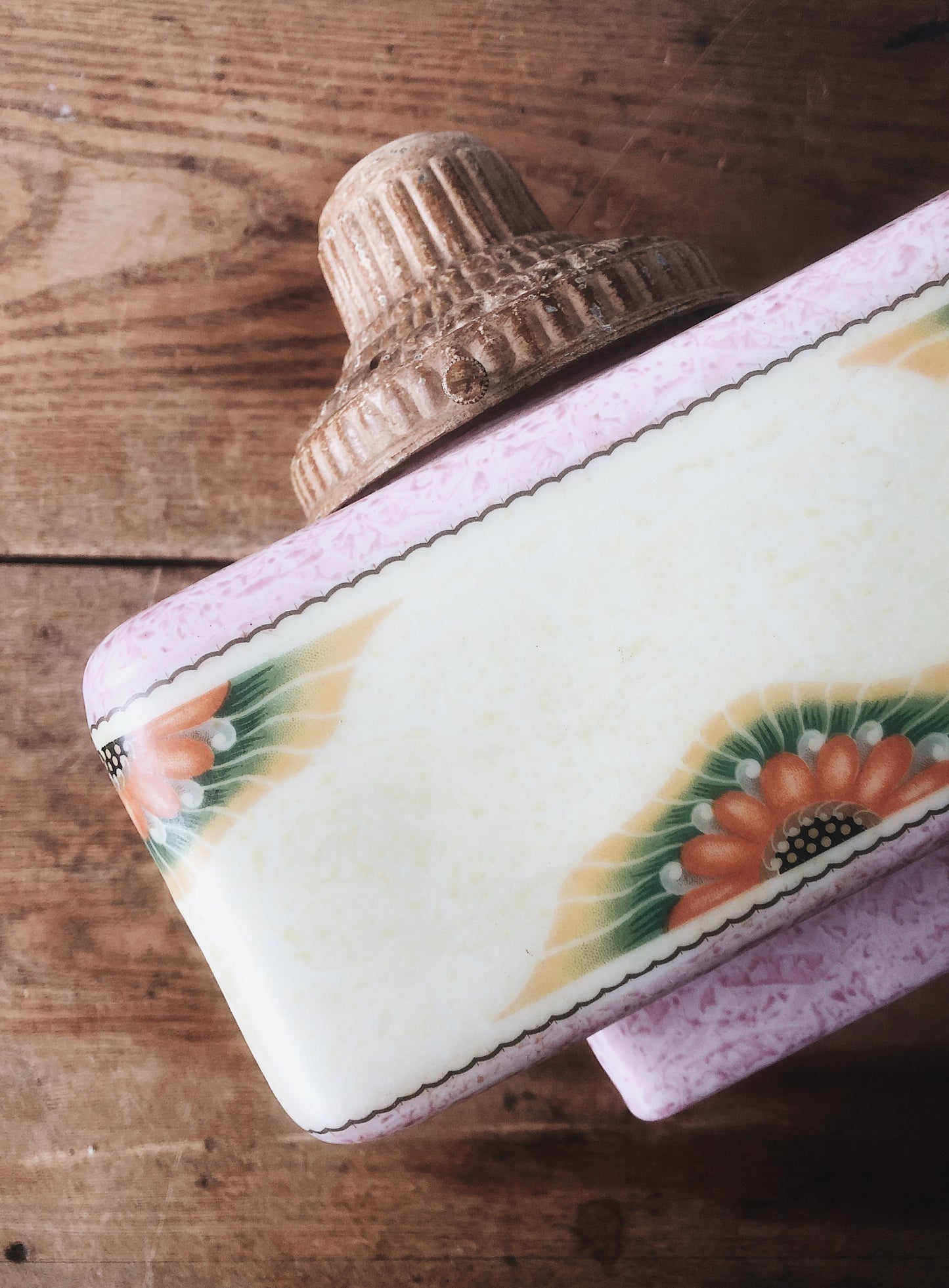 RESERVED GERI Antique Handpainted Ceiling Lamp