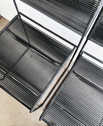 Pair Original Giandomenico Belotti for Fly Line Spaghetti Chairs