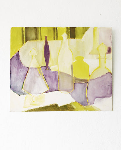 Vintage Mid Century Abstract Painting