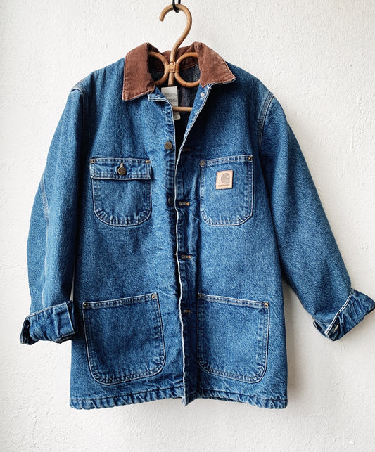 Carhartt Blanket Lined Denim Field Coat