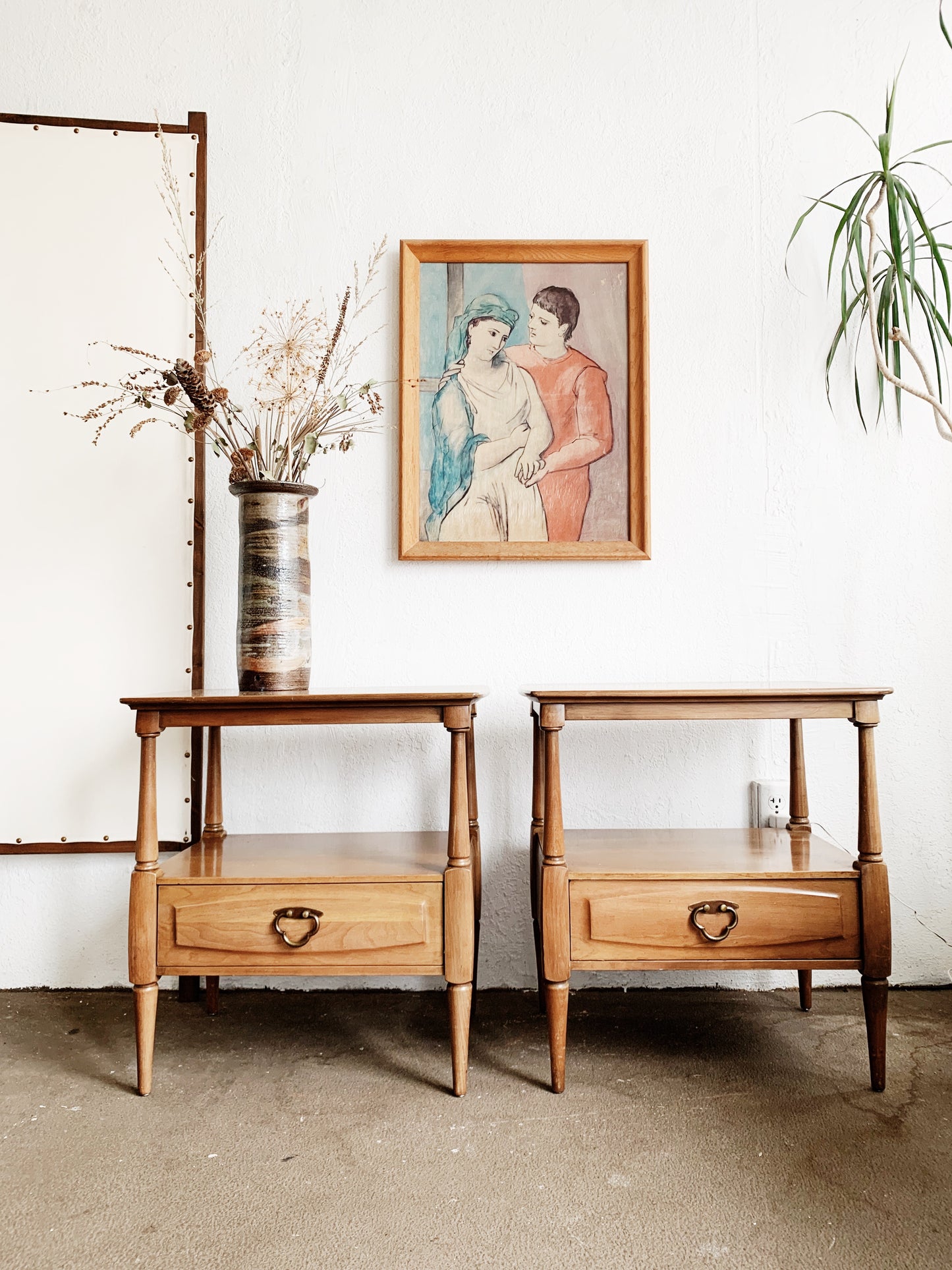 Heywood Wakefield Vintage Solid Maple  End Table