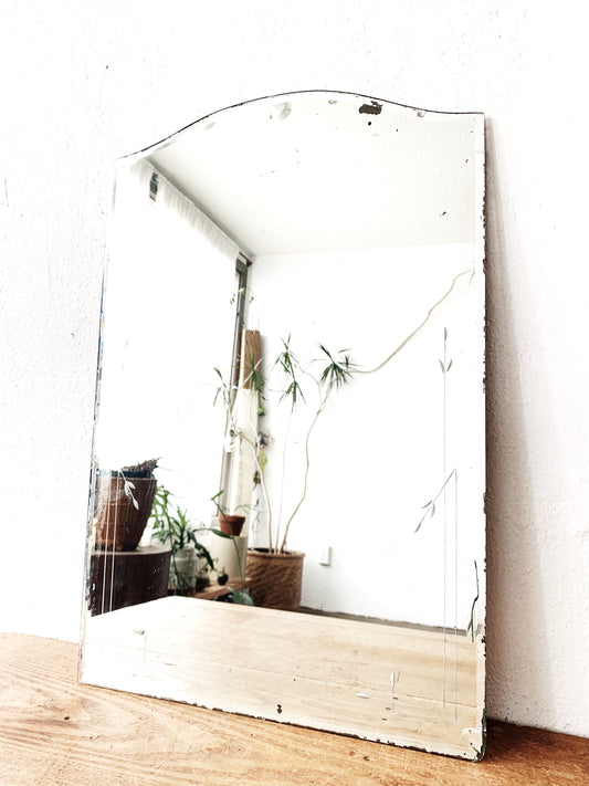 Vintage Etched Mirror