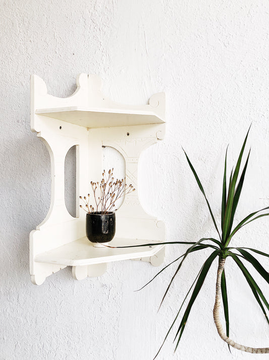 Vintage Eastlake Corner Shelf