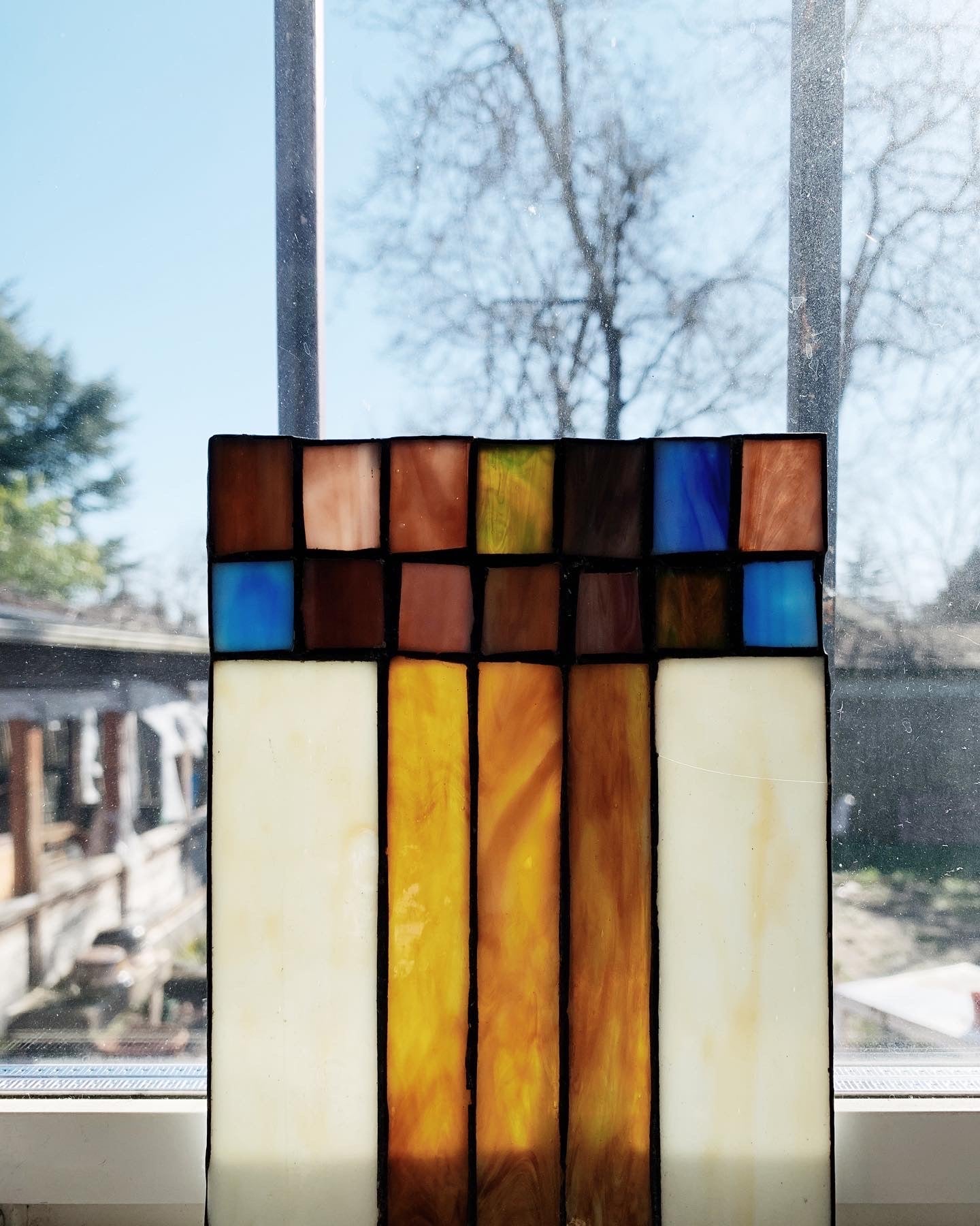 Handmade Stained Glass Panel