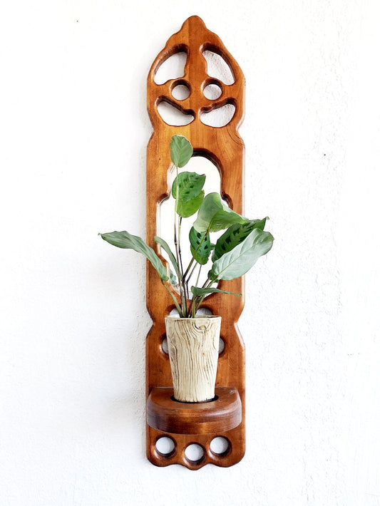 Vintage Mirrored Shelf