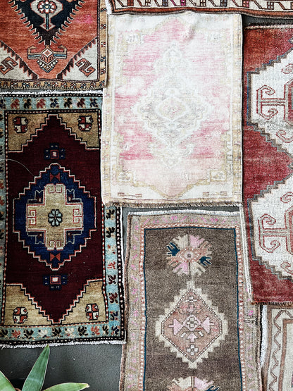 Vintage Turkish Mini Rug