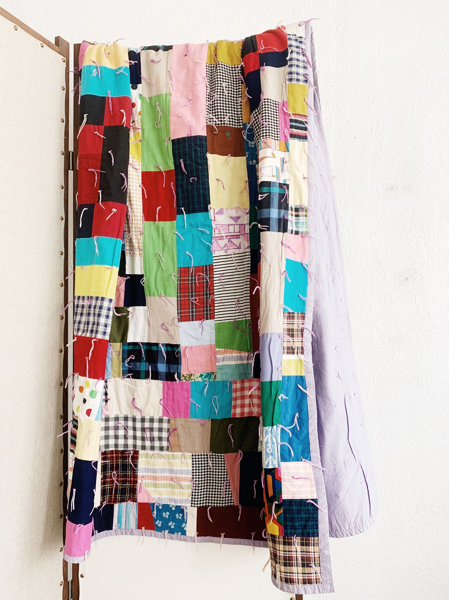 Vintage Handmade Cotton Quilt