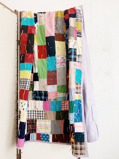 Vintage Handmade Cotton Quilt