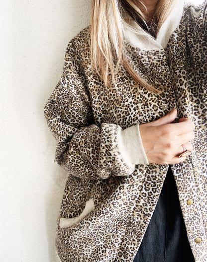 Vintage Animal Print Sweatshirt