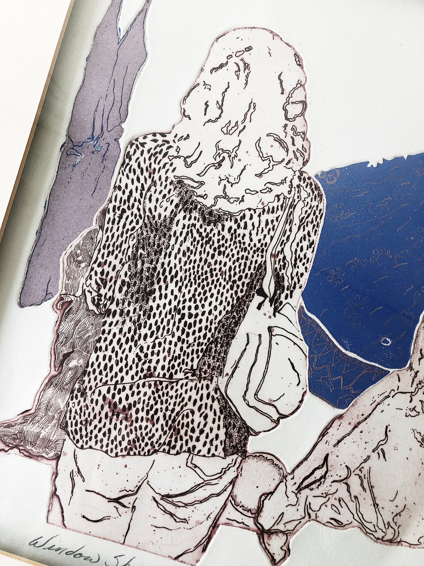 Original Etching ‘window shopping’