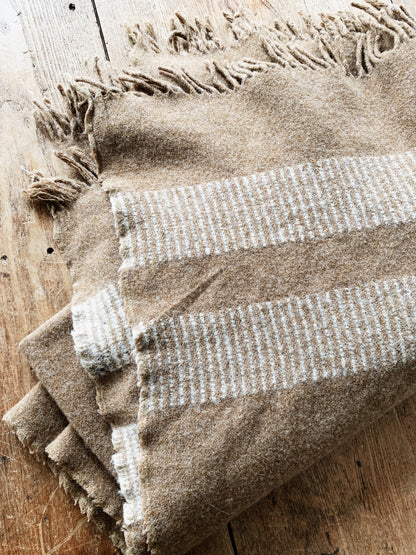 RESERVED PAMELA Irish Wool Throw