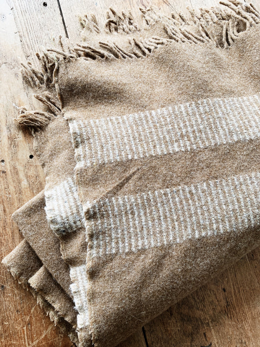 RESERVED PAMELA Irish Wool Throw