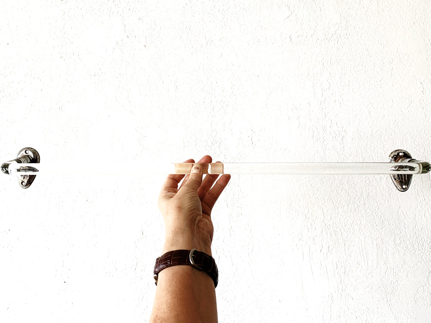 Vintage Lucite Towel Bar