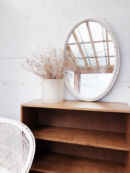 Large Vintage Oval Mirror