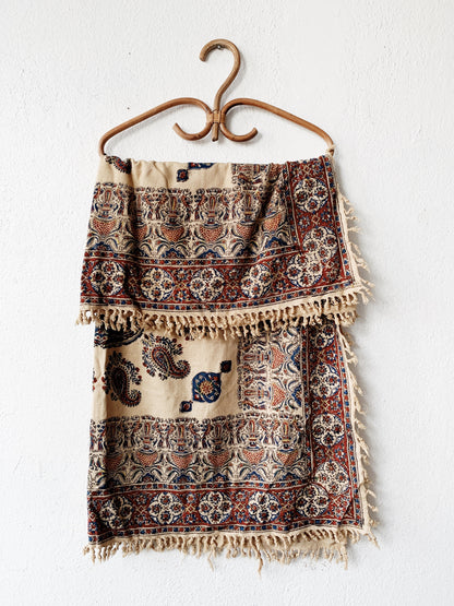Vintage Cotton Block Print Textile