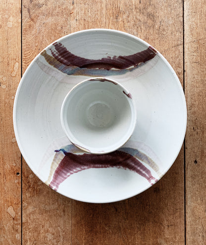 Handmade Pottery Chip and Dip