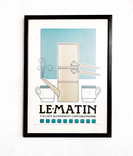 Vintage David Lance Goines Framed Poster