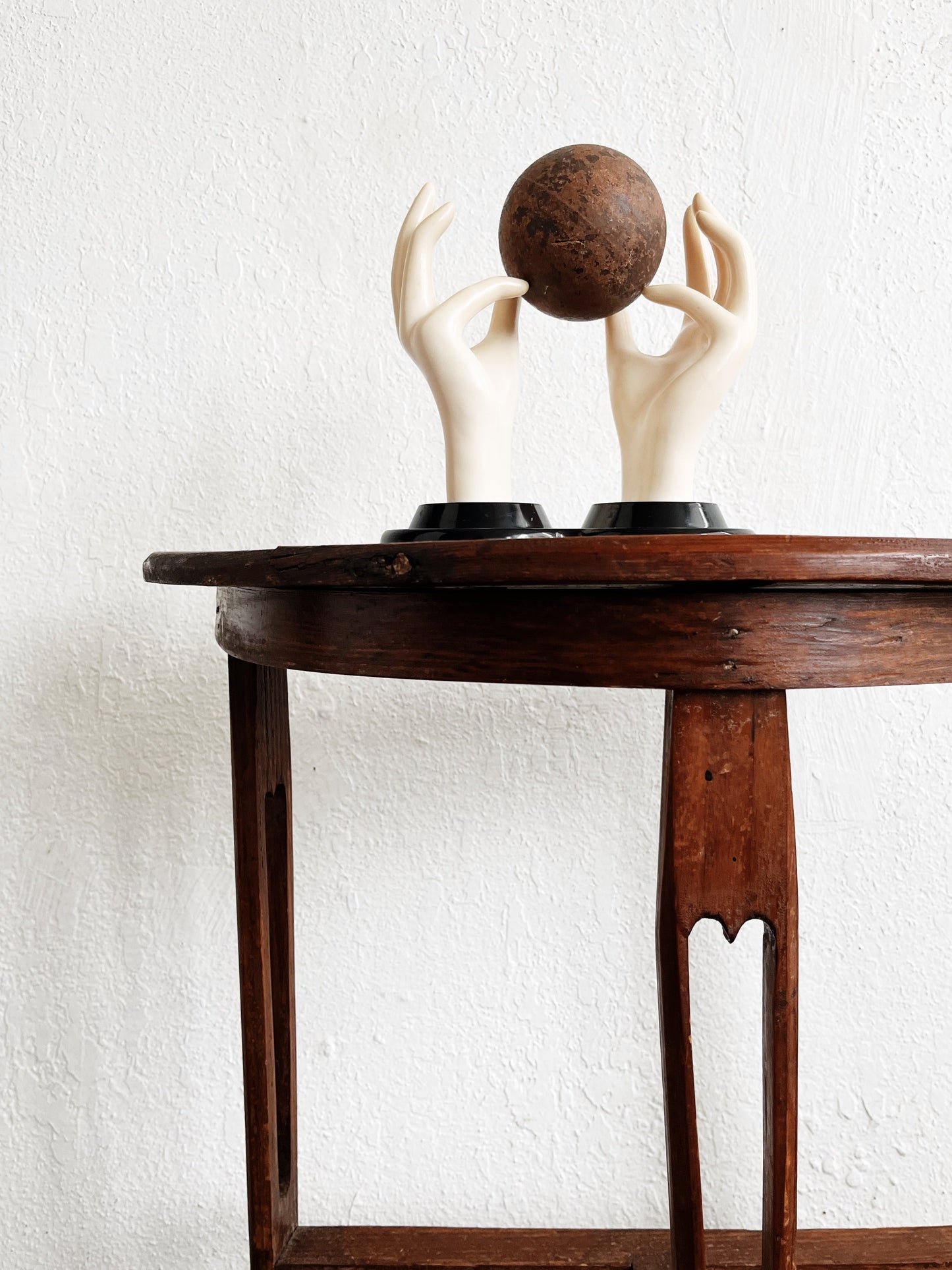 Antique Demilune Table