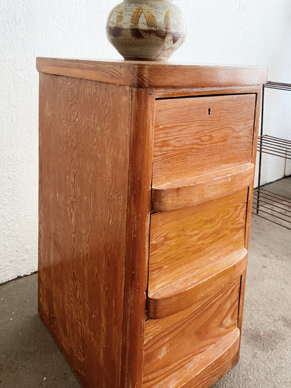 1940’s Three Drawer Wood Chest