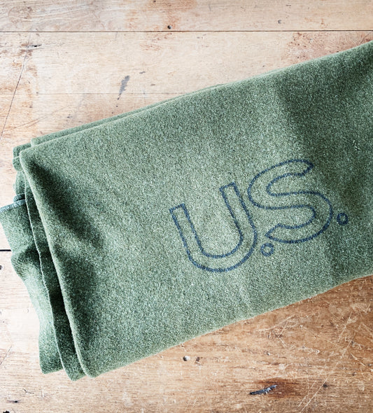 Vintage Wool U.S. Army Blanket