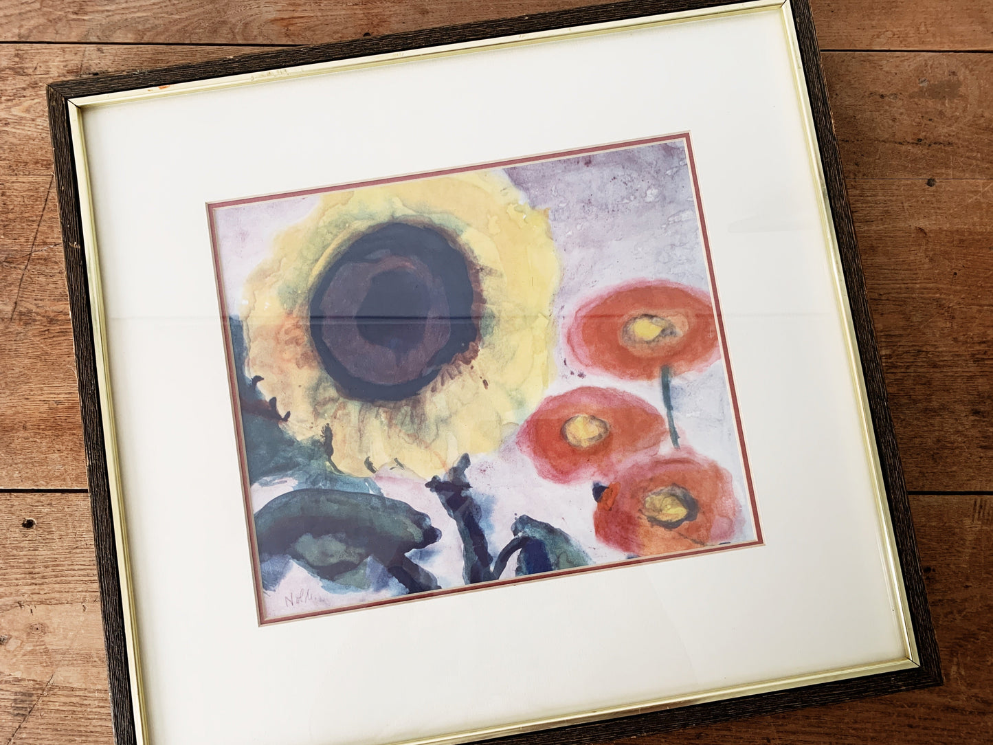 Vintage Framed Litho