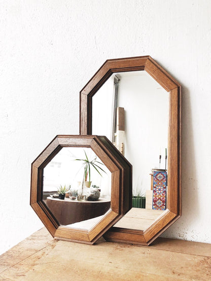 Vintage Octagonal Mirror