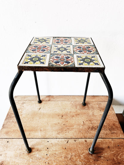 Mosaic Tiled Garden Table