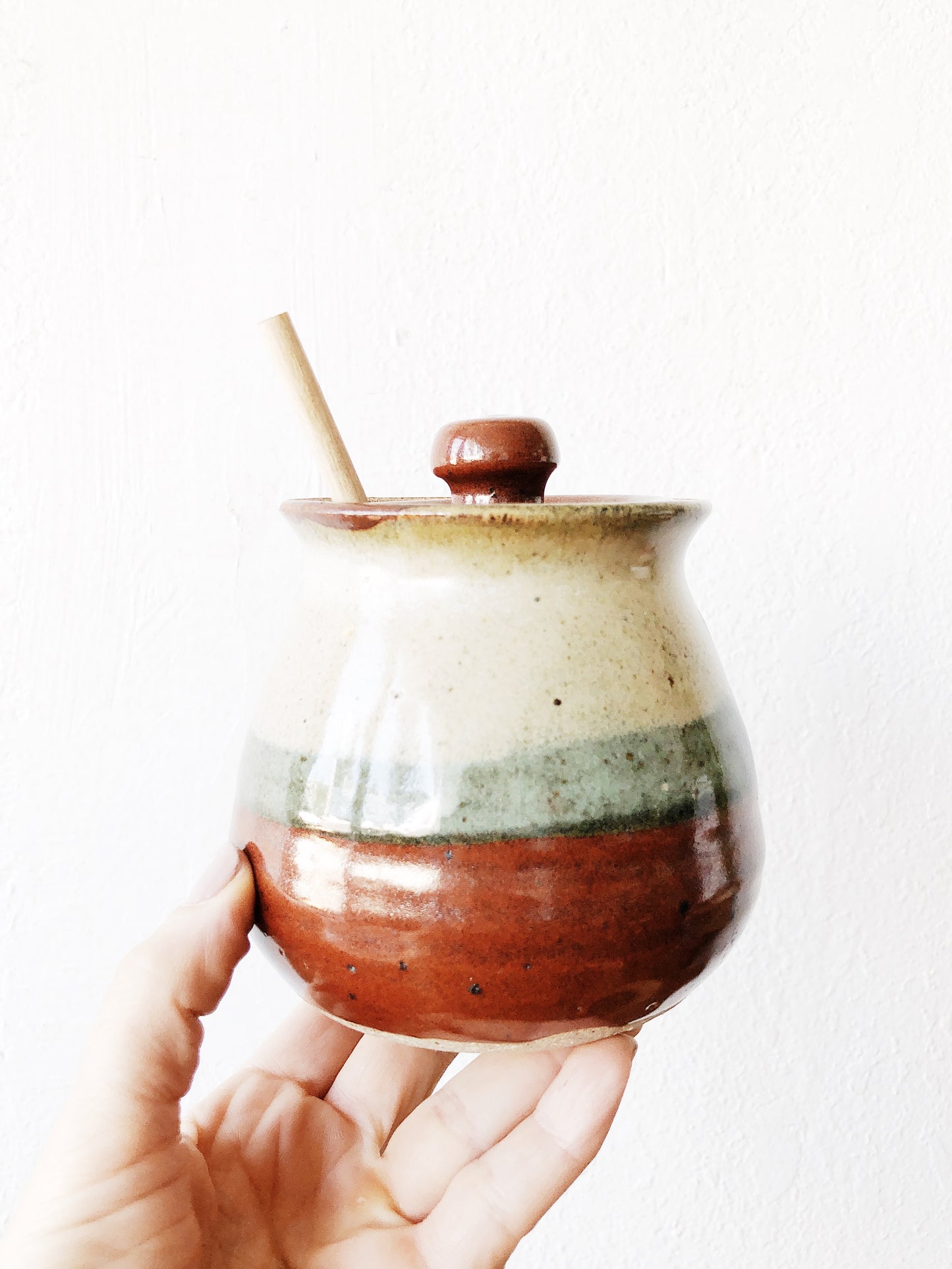 Vintage Ceramic Honeypot