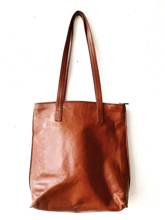 Vintage Leather Tote
