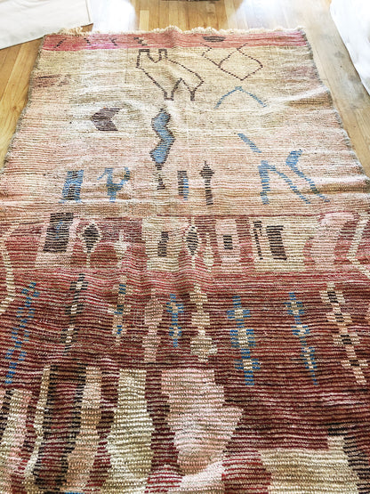 Vintage Moroccan Wool Berber Rug