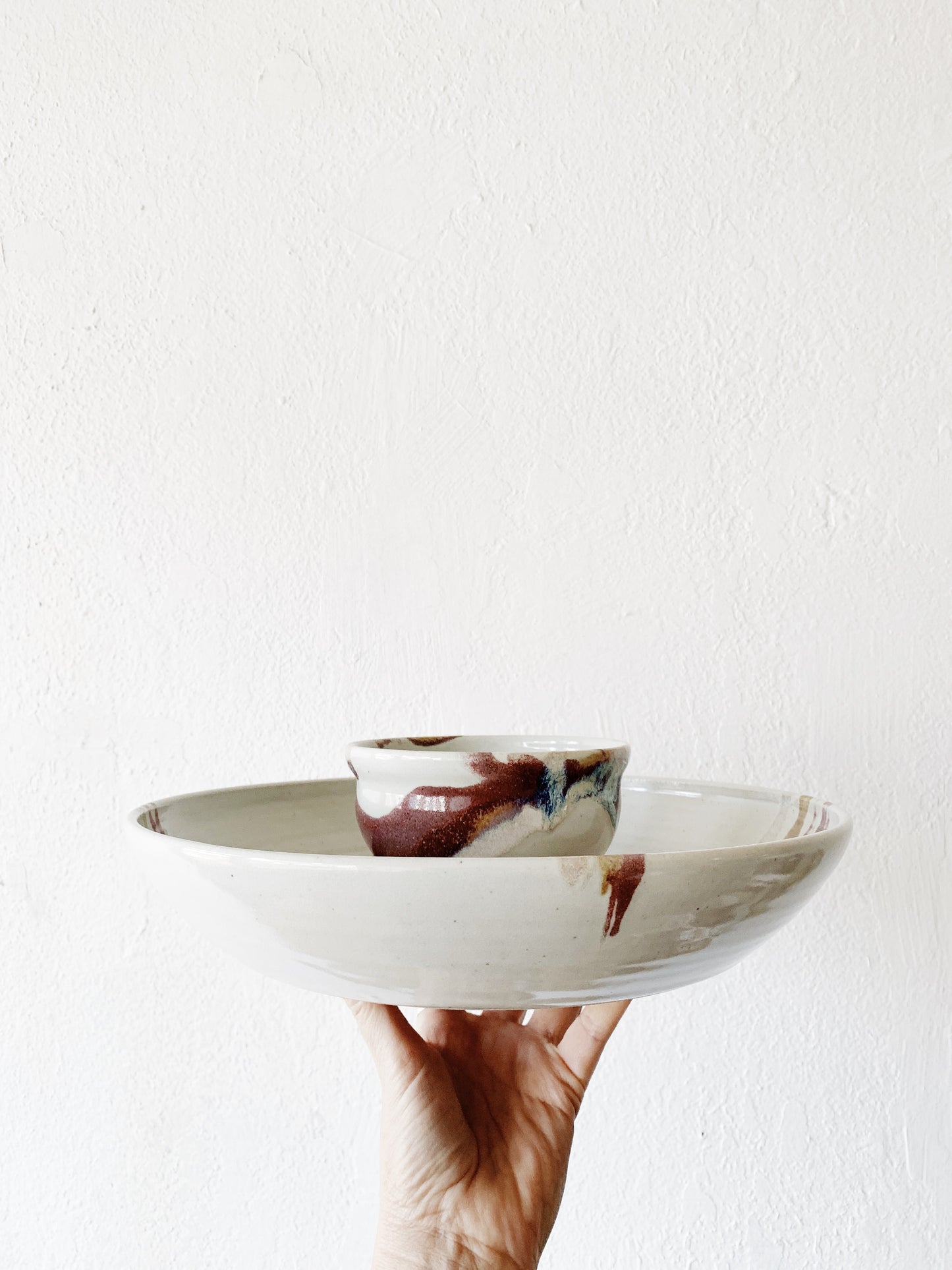 Handmade Pottery Chip and Dip