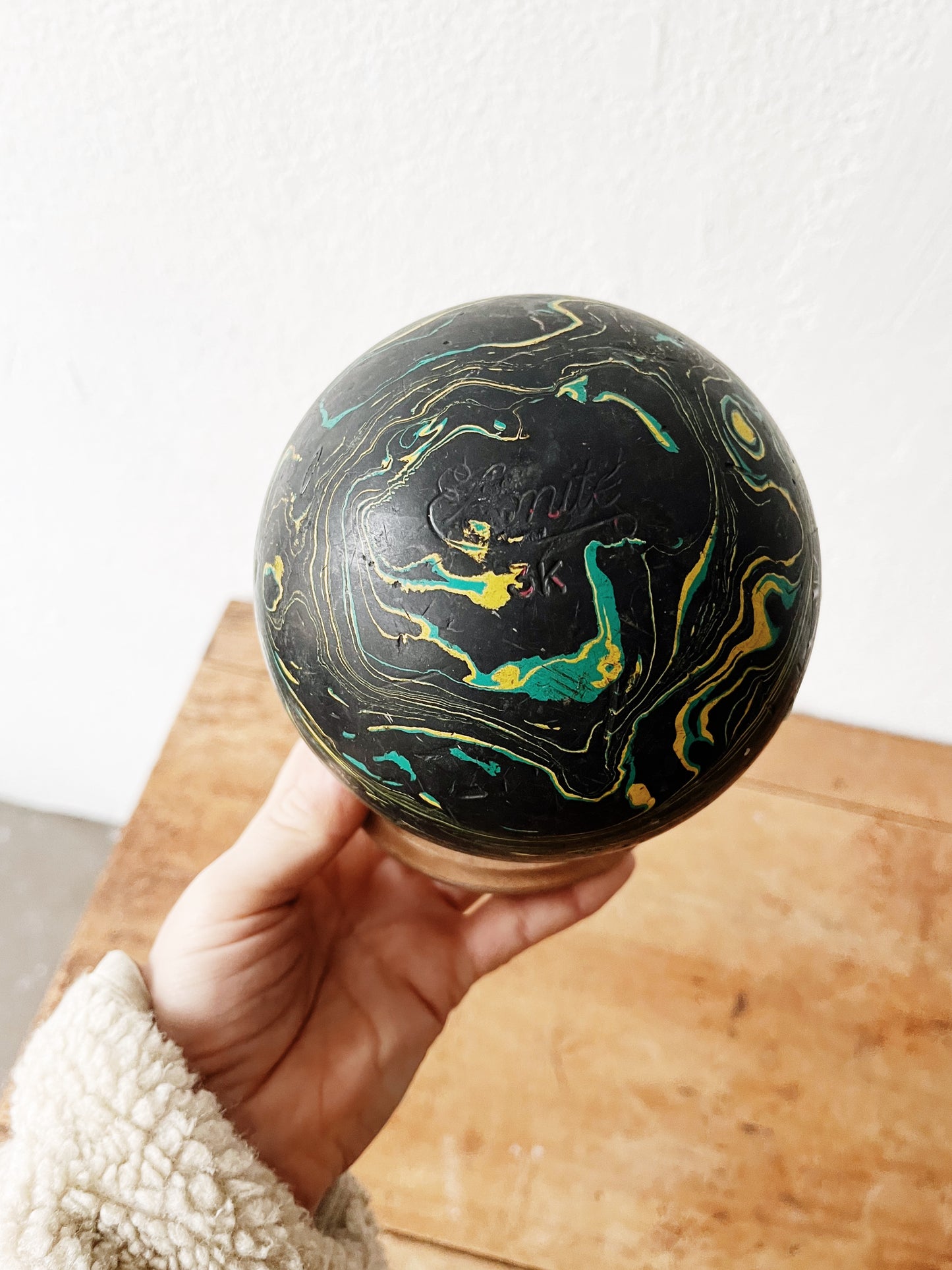 Vintage Marbled Sphere