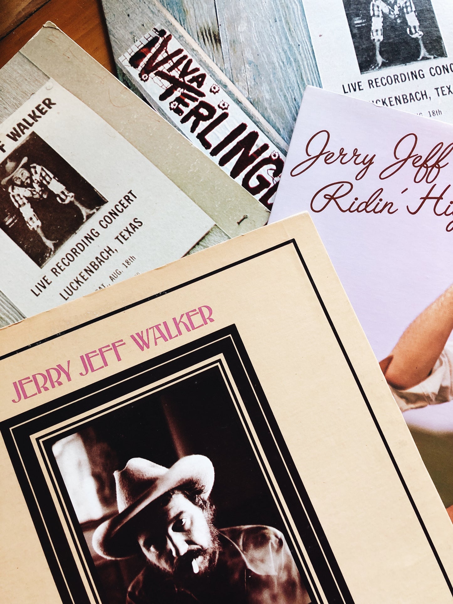 Vintage Jerry Jeff Walker Album