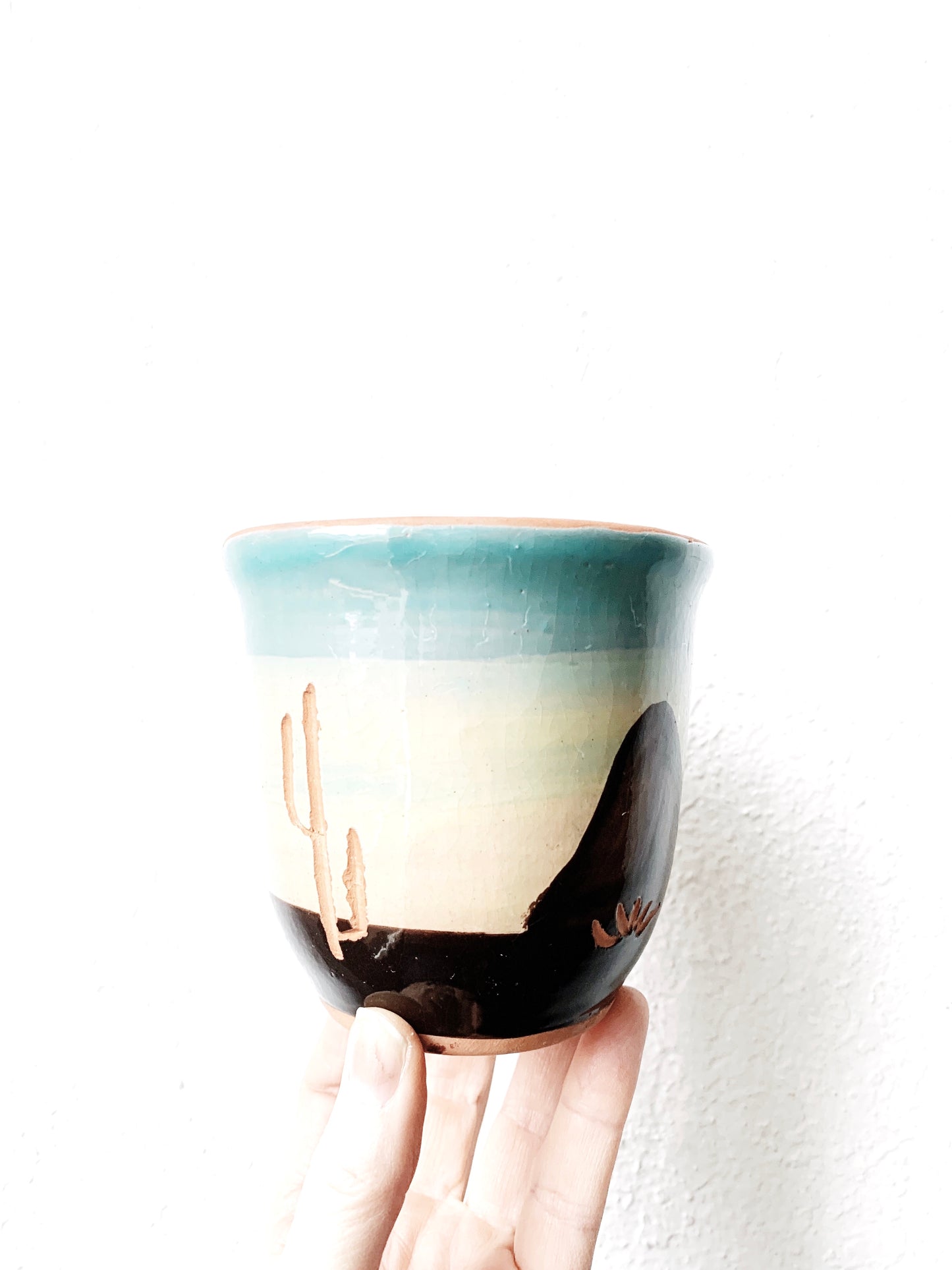 Vintage Superstition Stoneware Pot