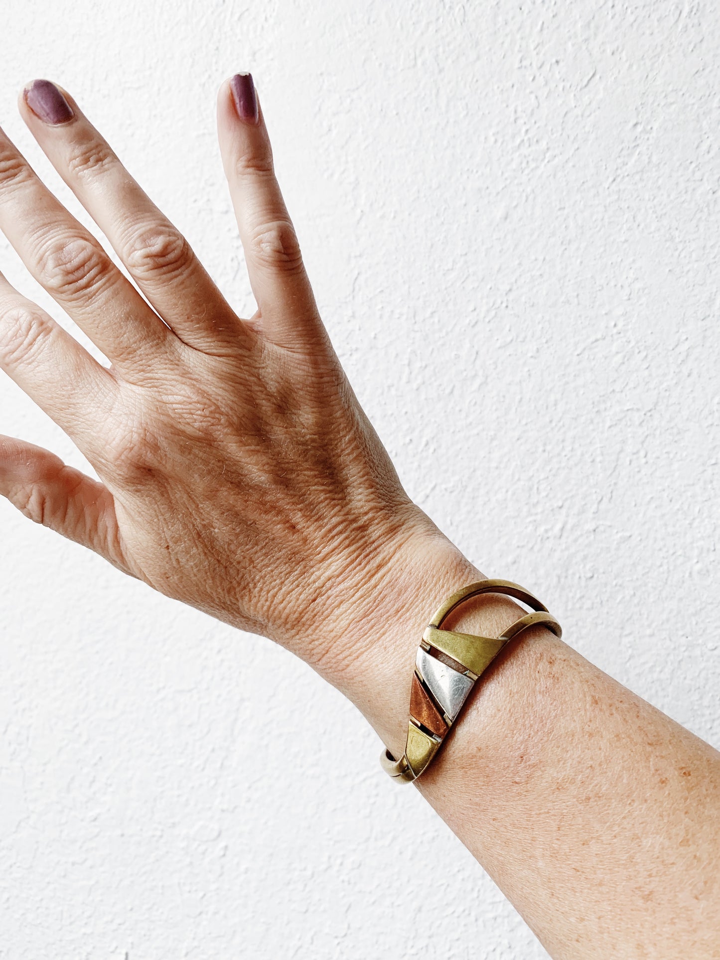 Vintage Mixed Metal Cuff
