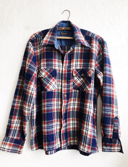 Vintage Button Down Plaid Flannel