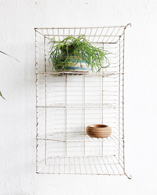 Vintage Wire Bin