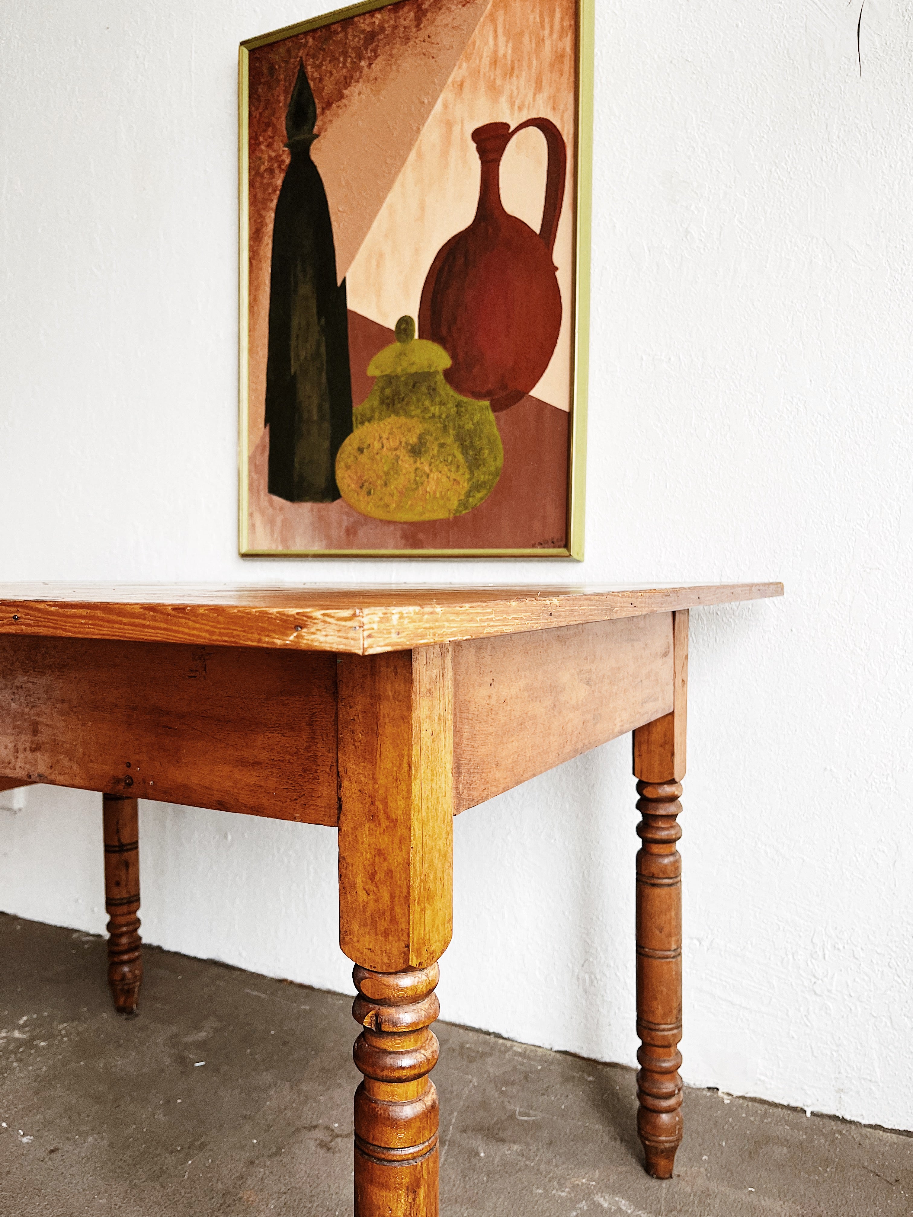 Antique Farm Table - Thumbnail 3