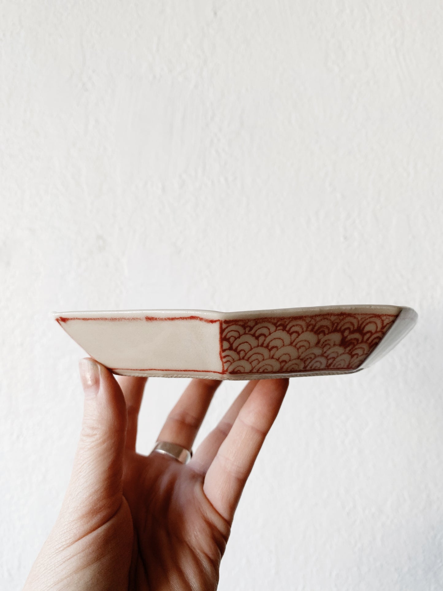 Vintage Japanese Dish Pair