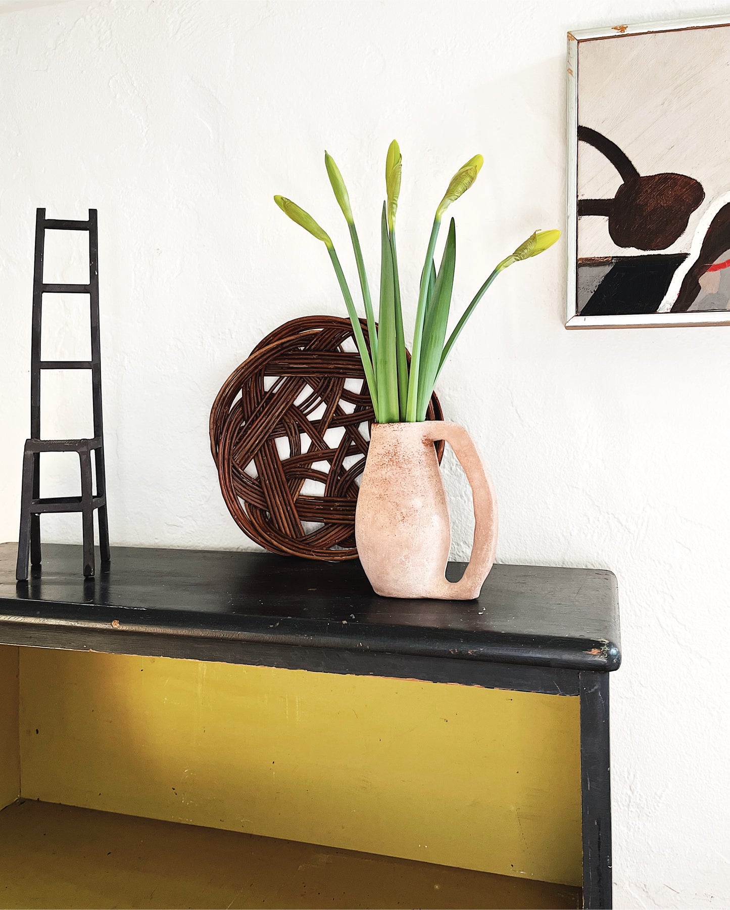 Vintage Painted Shelf