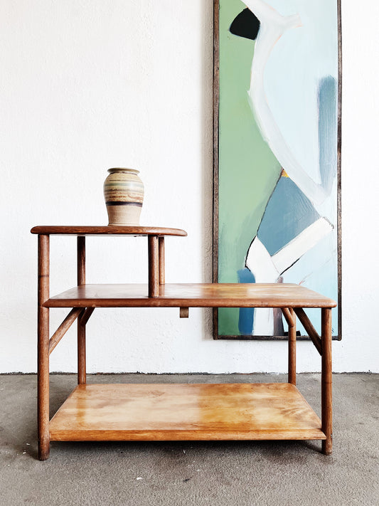 Vintage Tiered Side Table