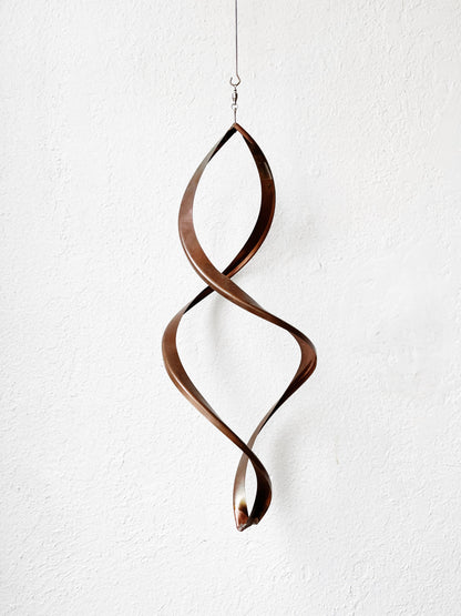 Vintage Copper Infinity Sculpture