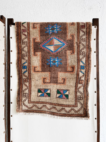 Vintage Turkish Mini Rug