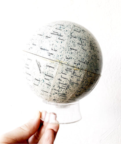 Vintage Moon Model with Magnifying Stand