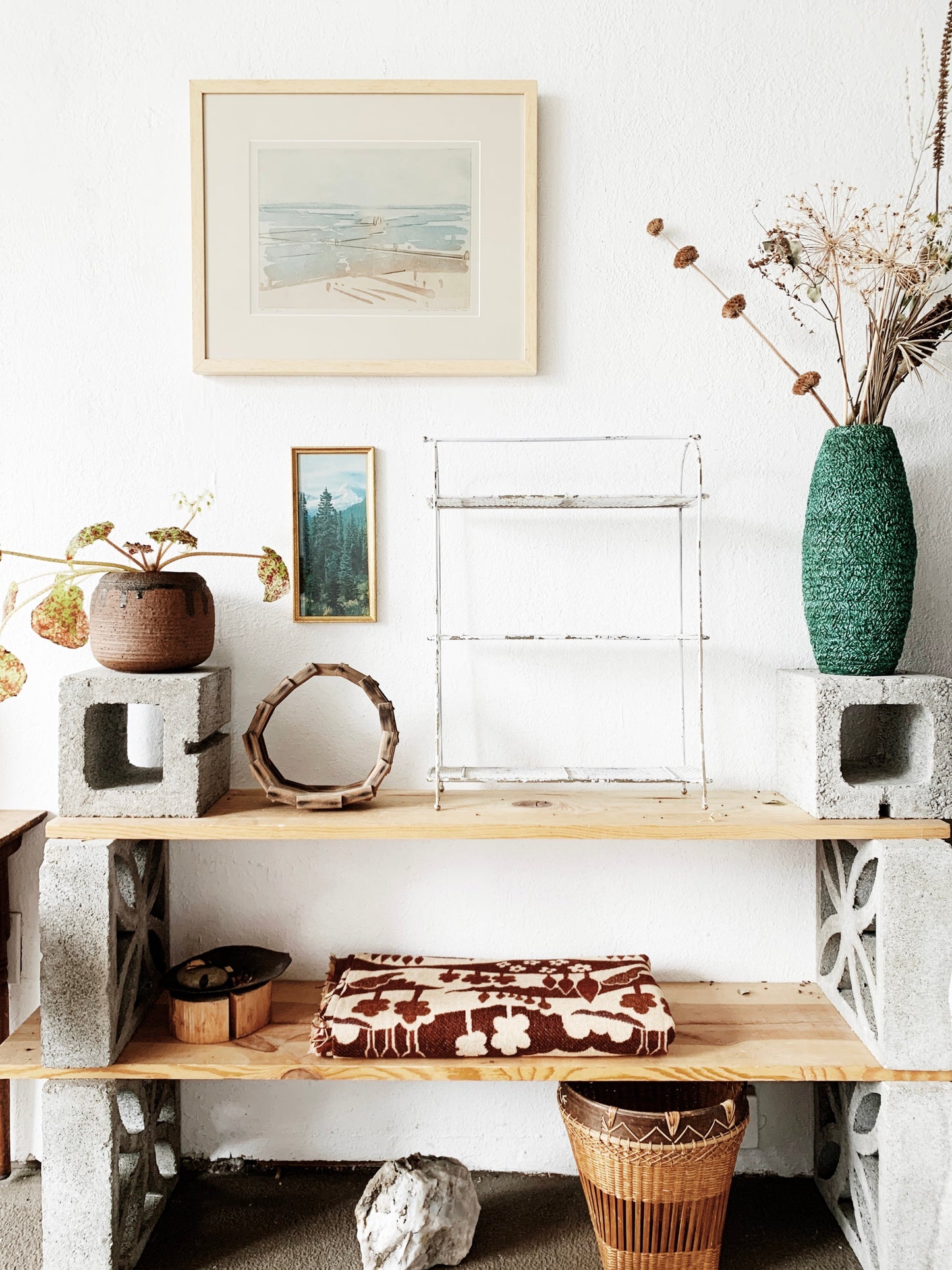 Vintage Framed Landscape Print